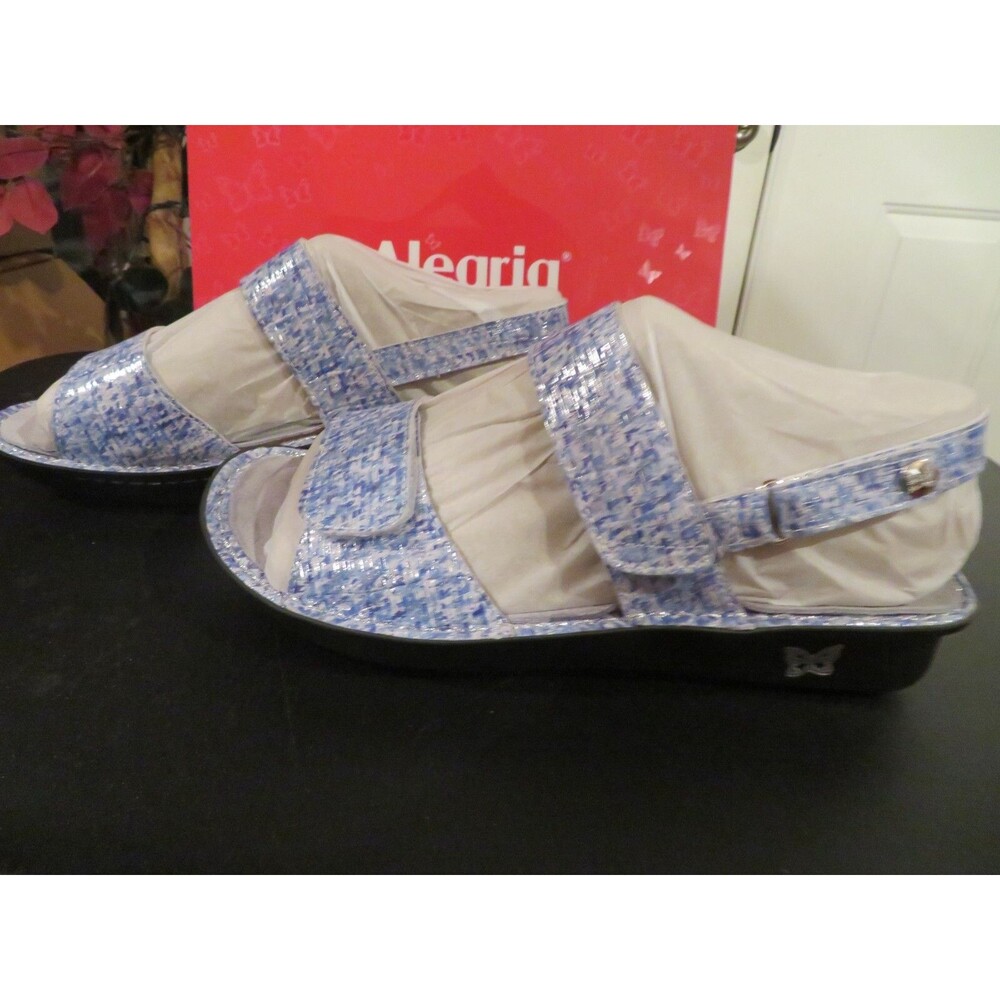 *NEW Womens Sassy Blue Alegria Verona Sandals, 6 / 6.5  36